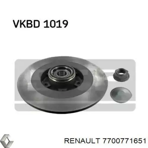 Заглушка ступицы Renault (RVI) 7700771651 цена, от 44.47 USD