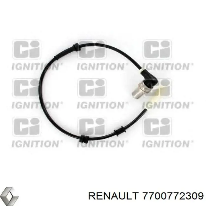 Датчик АБС (ABS) передний левый 7700772309 Renault (RVI)