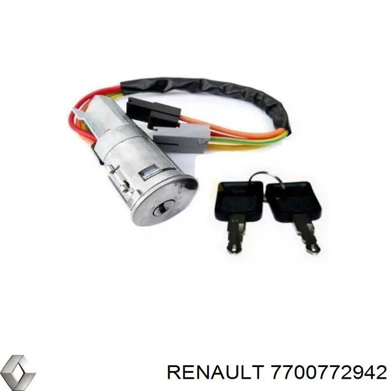 Купить 7700772942 Renault (RVI) Замок зажигания