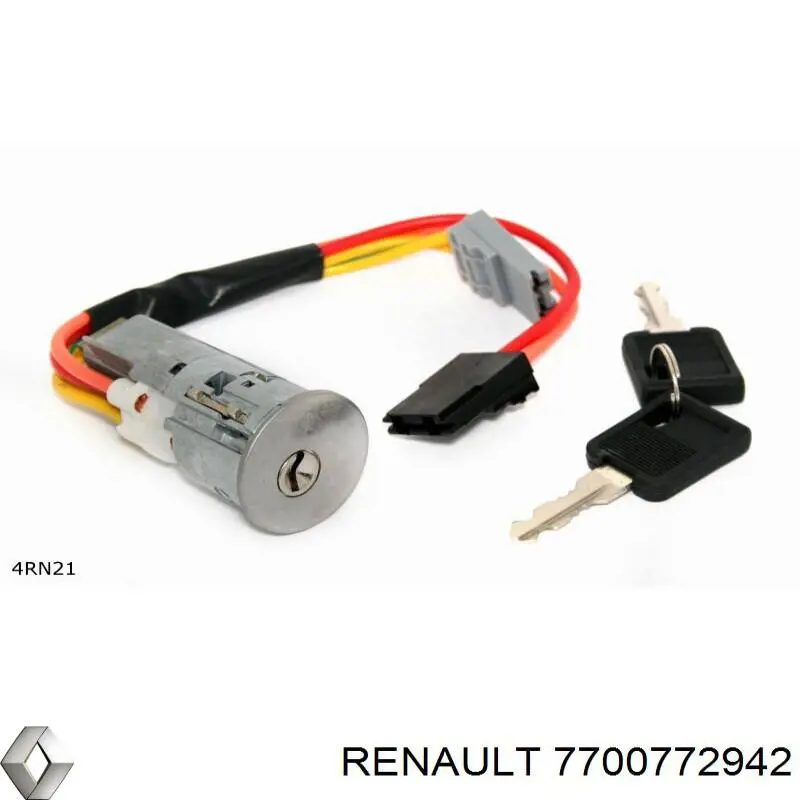 Замок зажигания 7700772942 Renault (RVI)