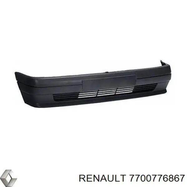 Купить 7700776867 Renault (RVI) Буфер (бампер) передний