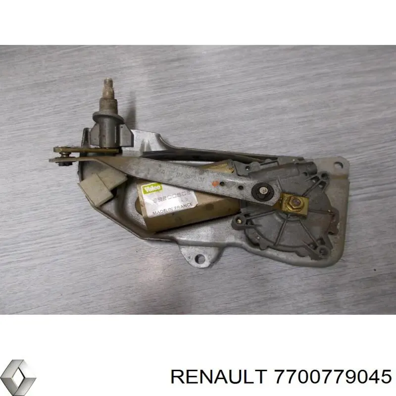 7700779045 Renault (RVI) motor de limpador pára-brisas de vidro traseiro