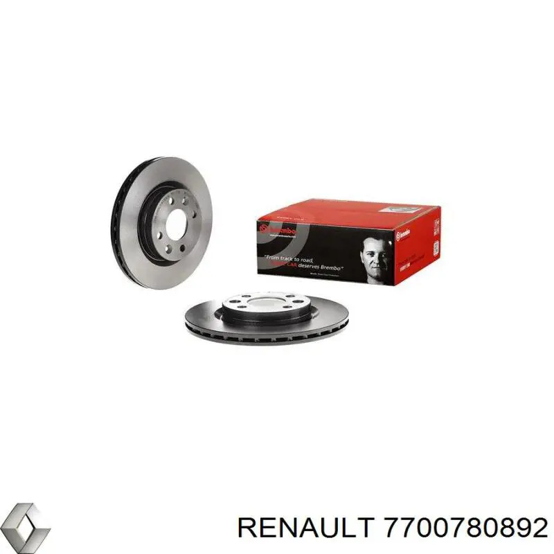 Тормоз дисковый передний Renault (RVI) 7700780892 цена, от 21.17 USD