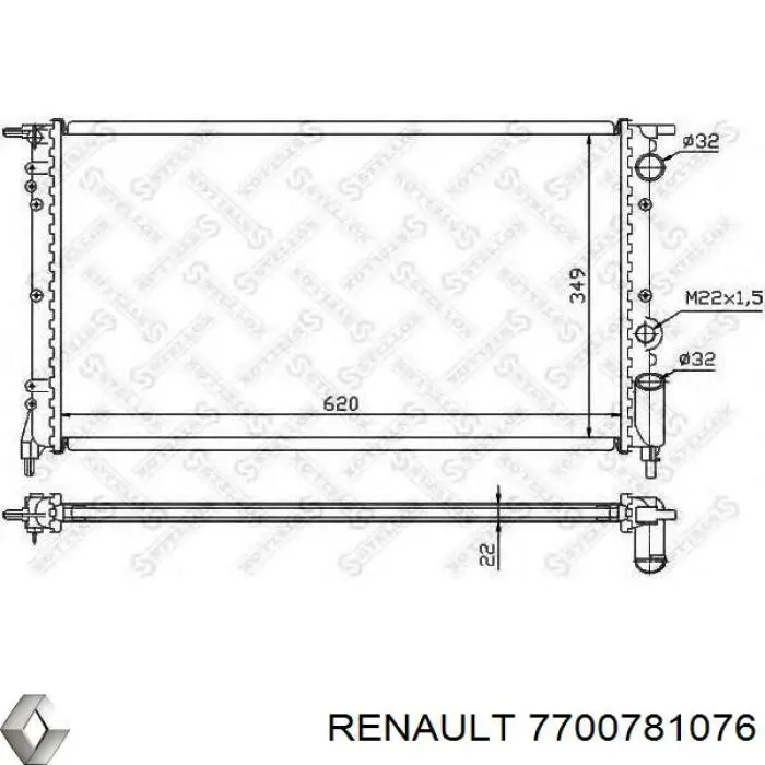  7700781076 Renault (RVI)