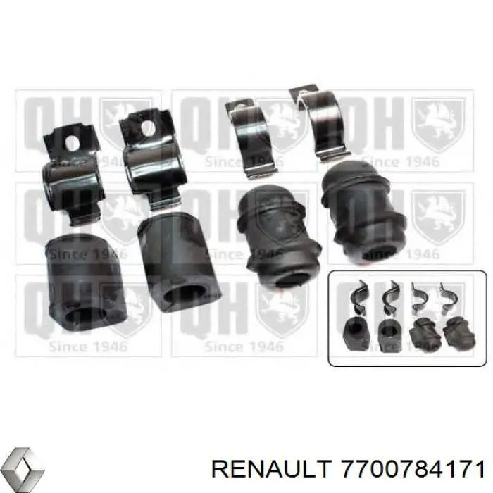 Втулка стабилизатора переднего наружная 7700784171 Renault (RVI)
