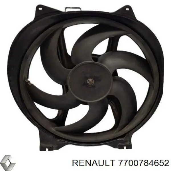 Rodete ventilador, refrigeración de motor 7700784652 Renault (RVI)