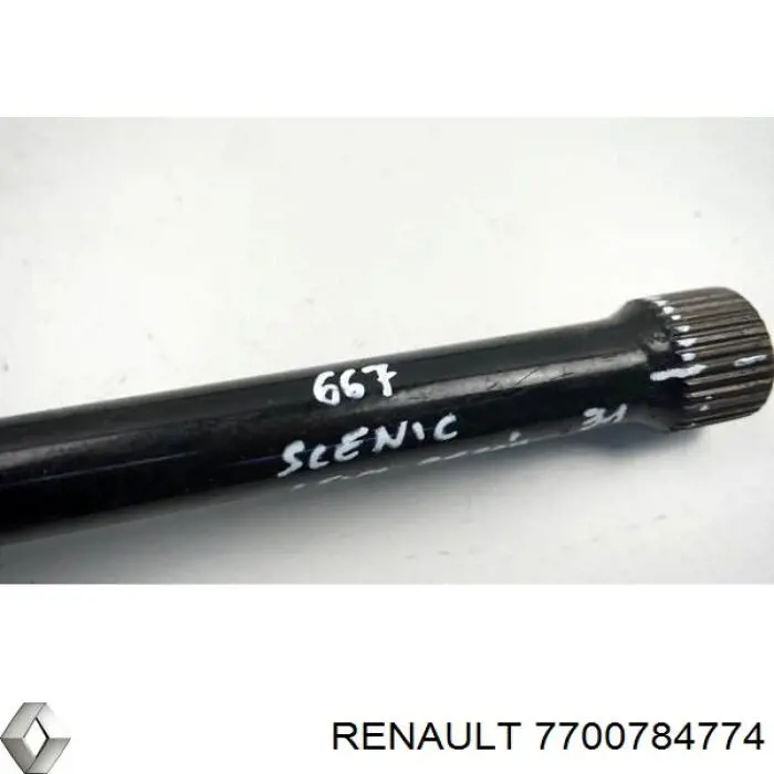 Торсион задний правый 8200048891 Renault (RVI)