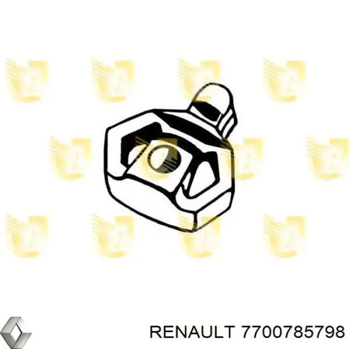 Купить 7700785798 Renault (RVI) Подвесные подушки глушителя