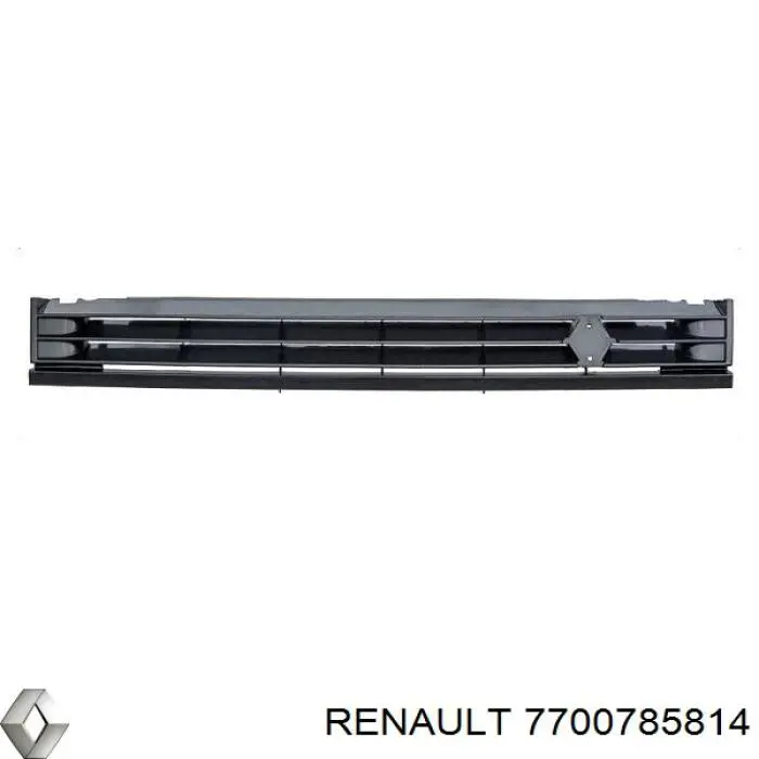 7700785814 Renault (RVI) решетка радиатора