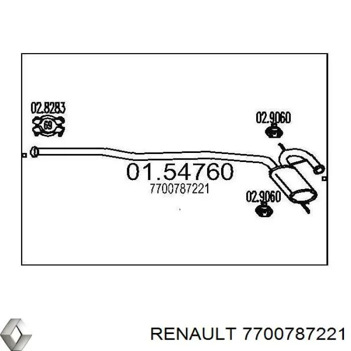  7700787221 Renault (RVI)