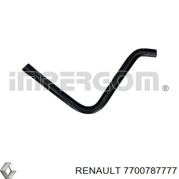 7700787777 Renault (RVI) шланг (патрубок радиатора охлаждения нижний)