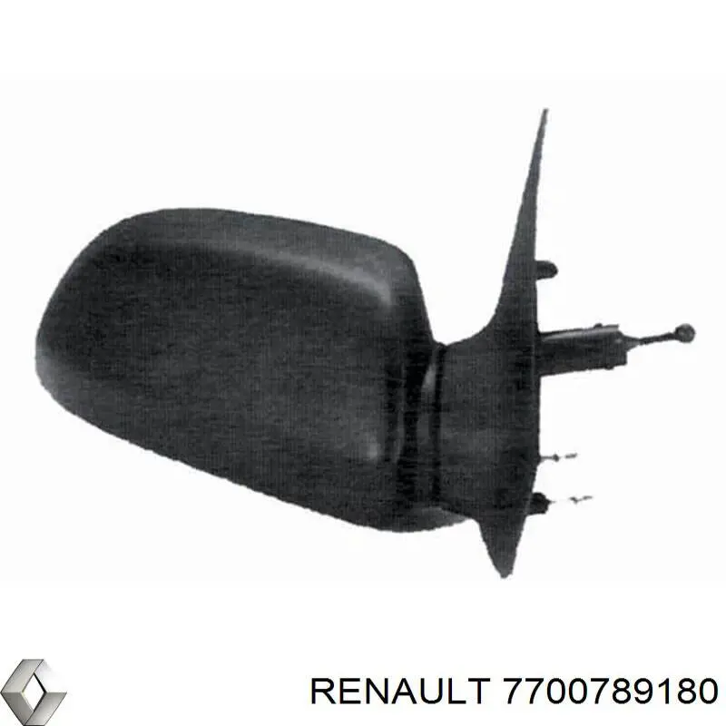 7700789180 Renault (RVI) зеркало заднего вида правое