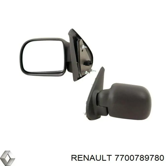 Правое боковое зеркало Renault (RVI) 7700789780