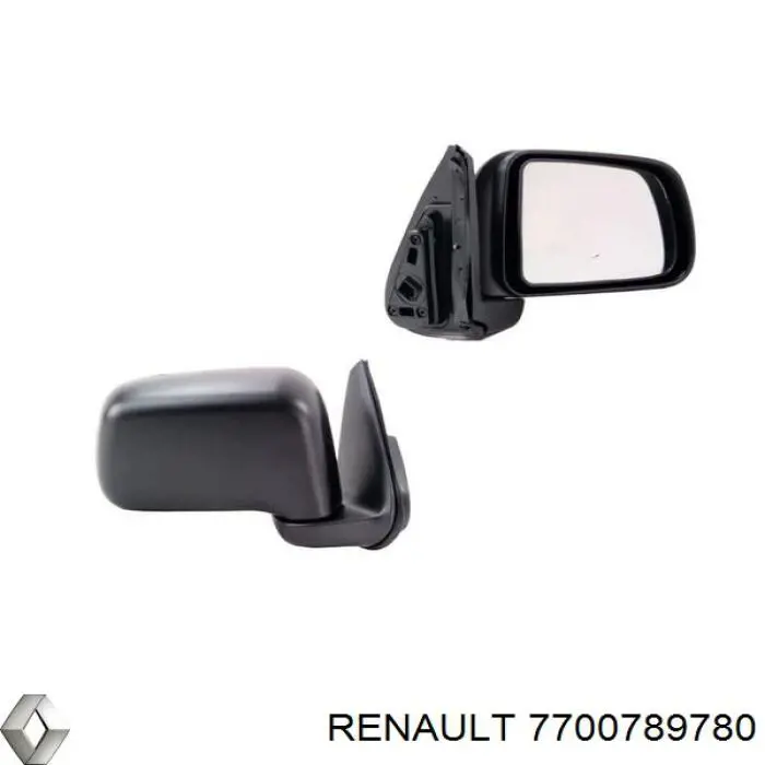 Купить 7700789780 Renault (RVI) Боковое зеркало заднего вида правое