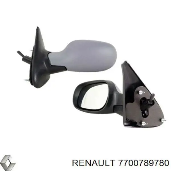 Наружное зеркало правое Renault (RVI) 7700789780 цена, от 17.47 USD