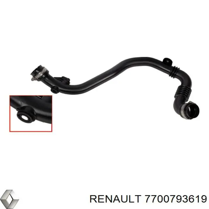 Шланг радиатора охлаждения Renault (RVI) 7700793619 цена, от 7.17 USD