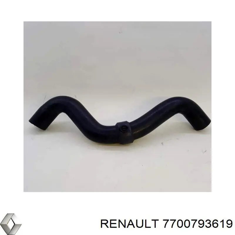 Патрубок радиатора 7700793619 Renault (RVI)