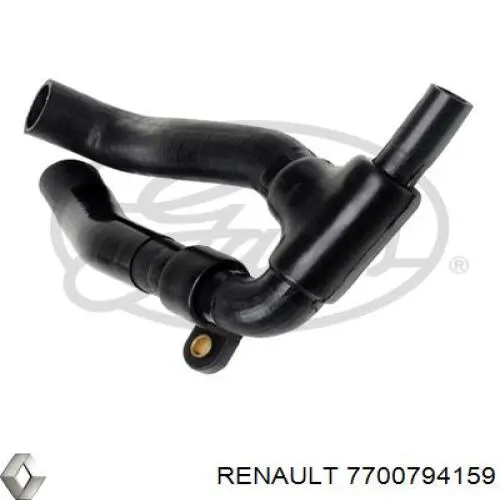 7700794159 Renault (RVI) Патрубок радиатора охлаждения нижний