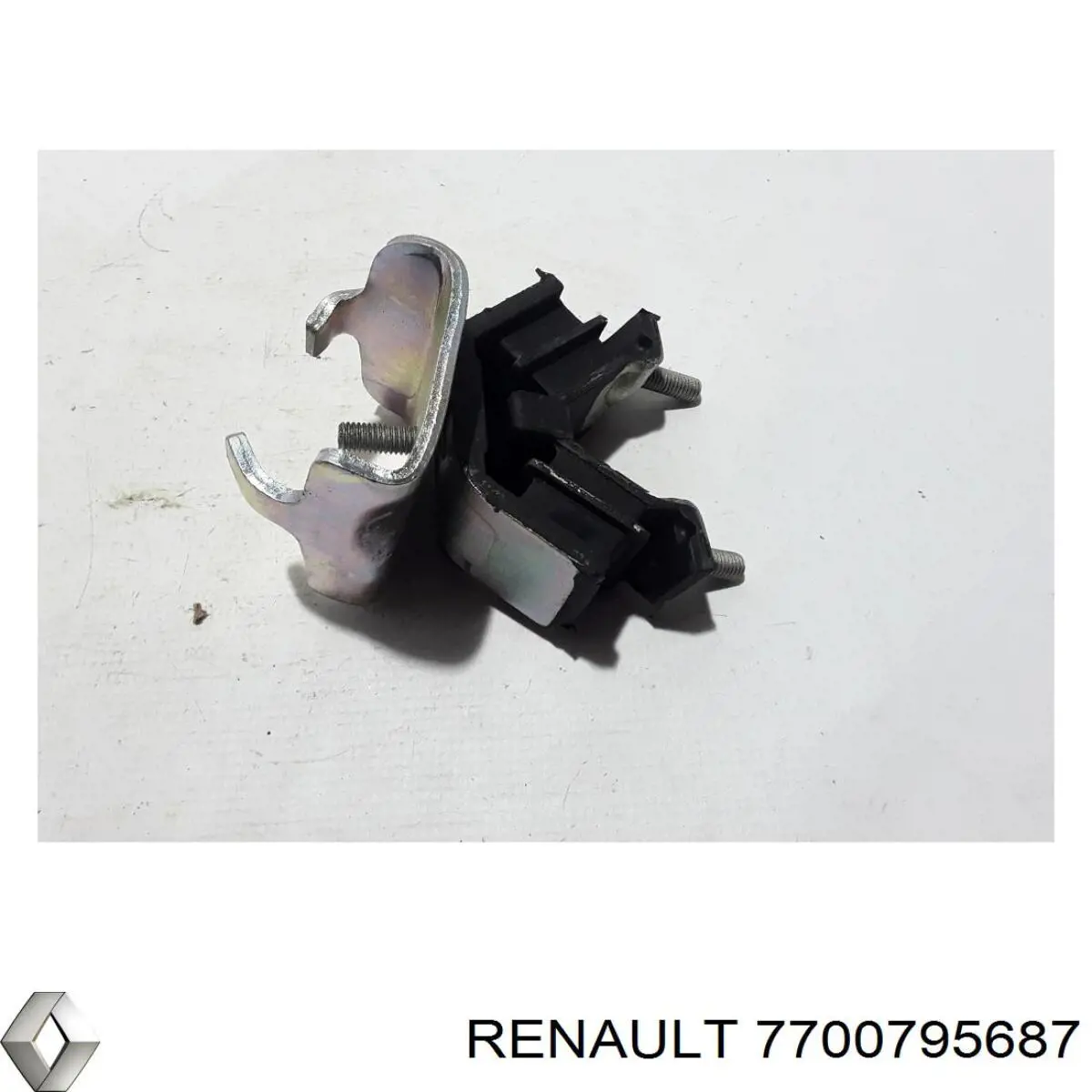 Подушка (опора) двигателя правая передняя 7700795687 Renault (RVI)