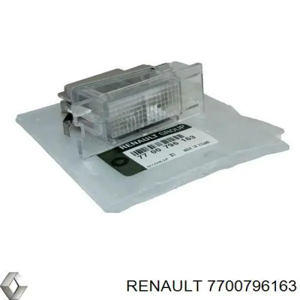 7700796163 Renault (RVI) фонарь подсветки заднего номерного знака