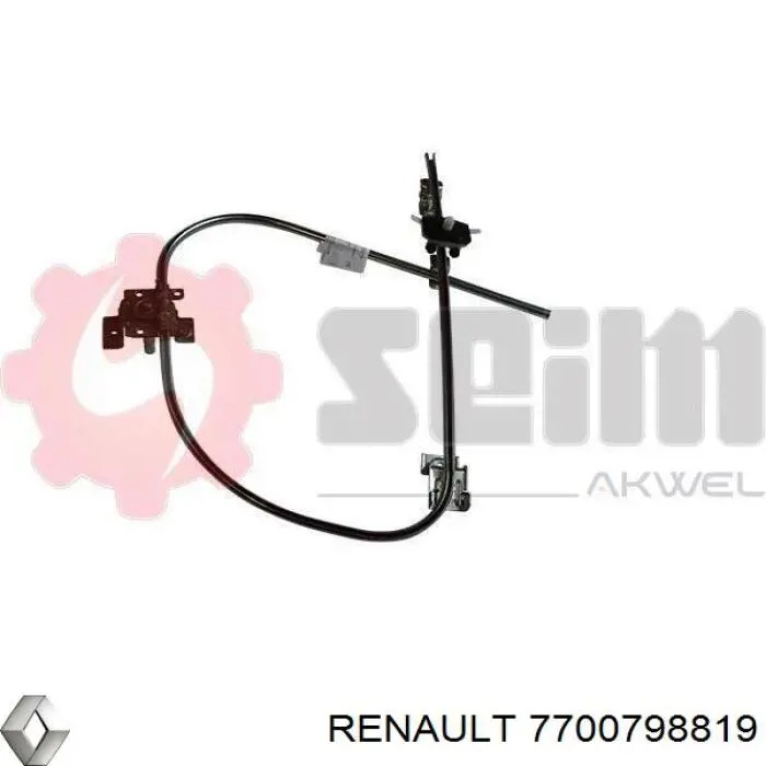 Механизм стеклоподъемника водительской двери Renault (RVI) 7700798819 цена, от  