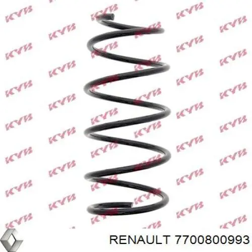 Передняя пружина 7700800993 Renault (RVI)