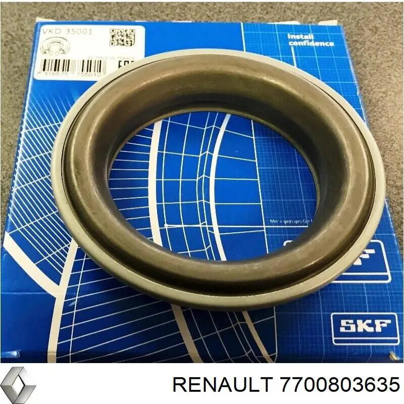 Опорный подшипник амортизатора 7700803635 Renault (RVI)