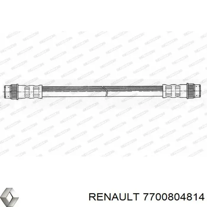 7700804814 Renault (RVI) шланг тормозной задний