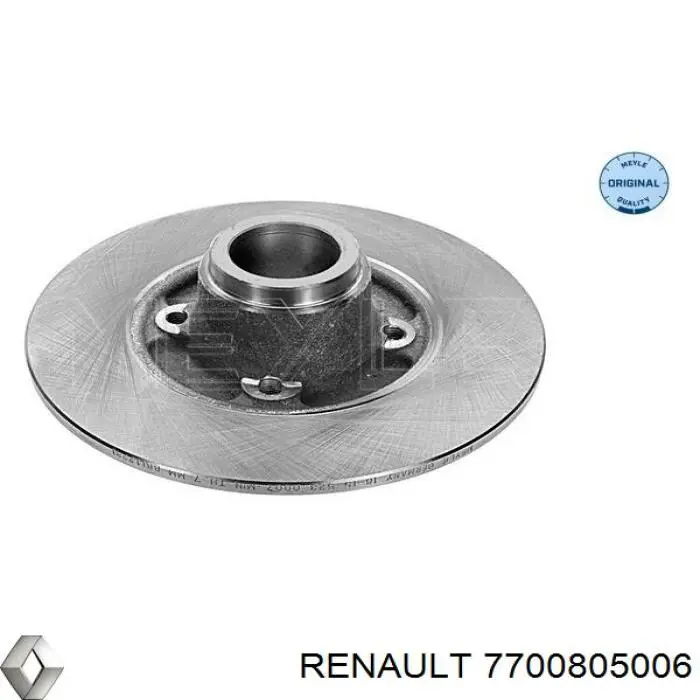 Тормозные диски 7700805006 Renault (RVI)