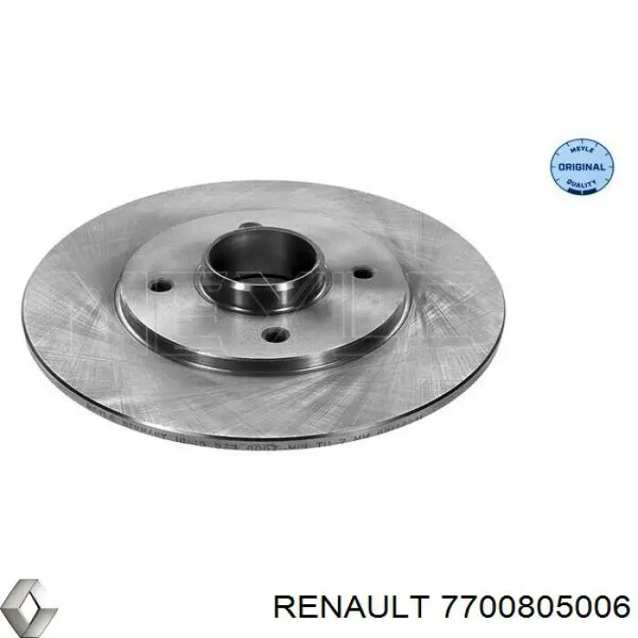 Задний тормозной диск Renault (RVI) 7700805006 цена, от 24.13 USD