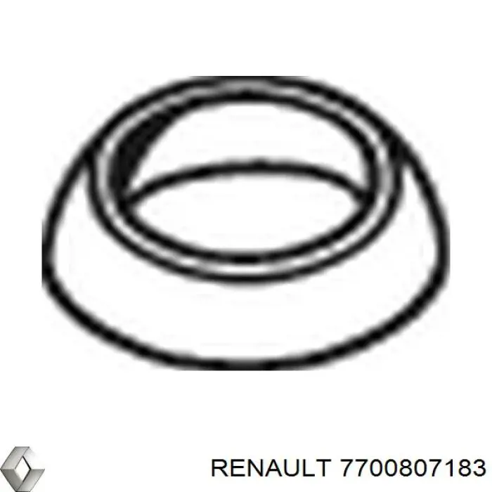 Кольцо приемной трубы глушителя Renault (RVI) 7700807183