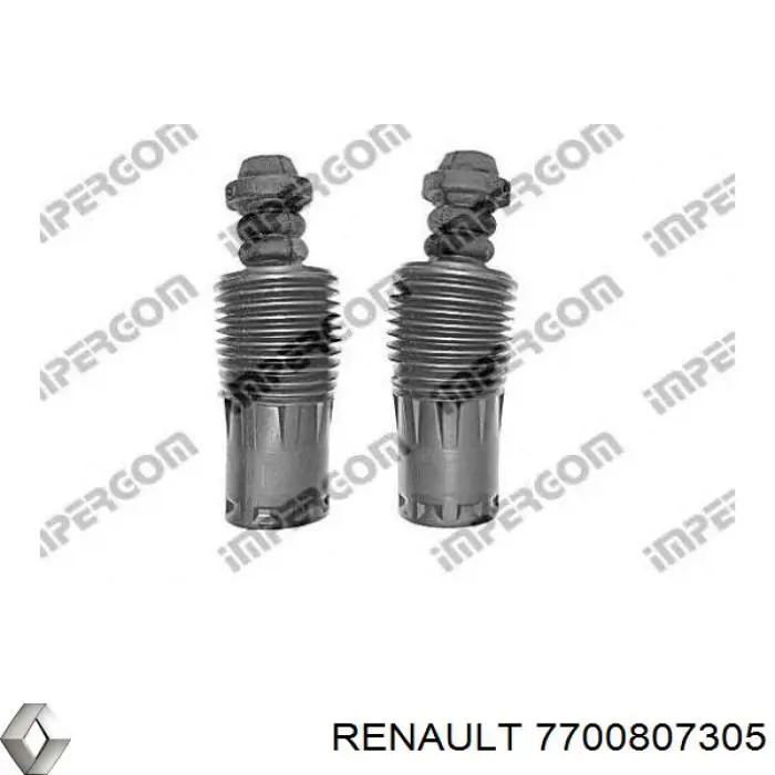 Отбойник задний Renault (RVI) 7700807305 цена, от  