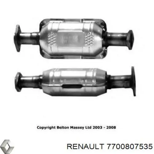 Трубы приемные (штаны) Renault (RVI) 7700807535 цена, от 27.04 USD