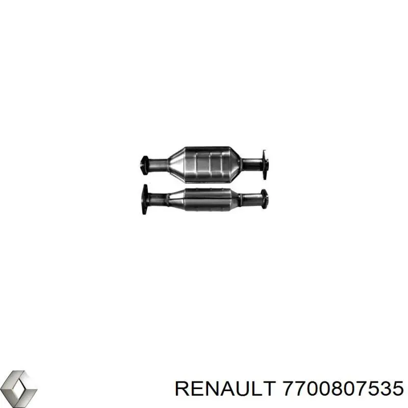 Купить 7700807535 Renault (RVI) Приёмная труба