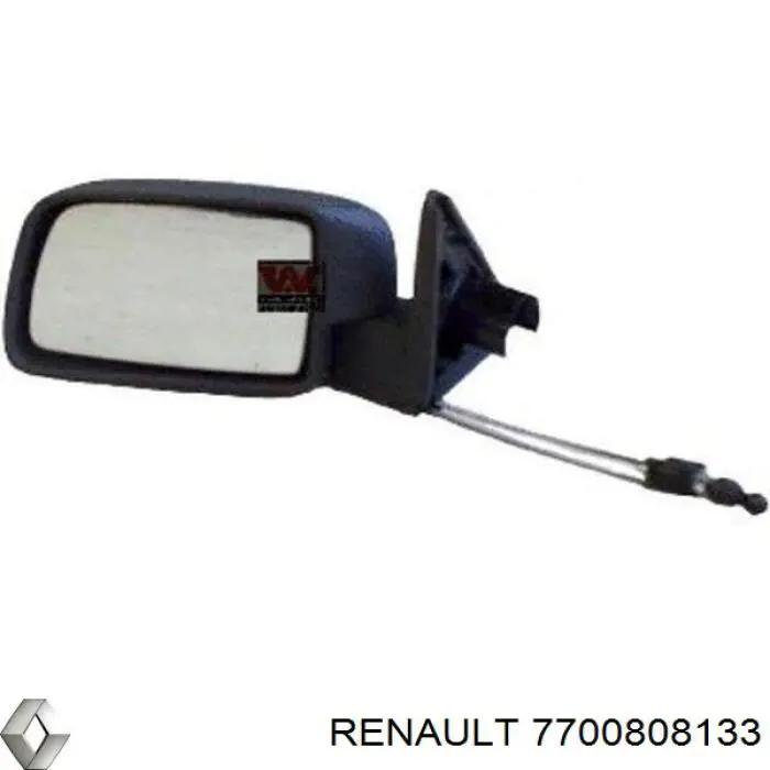 Наружное зеркало правое Renault (RVI) 7700808133 цена, от 22.03 USD