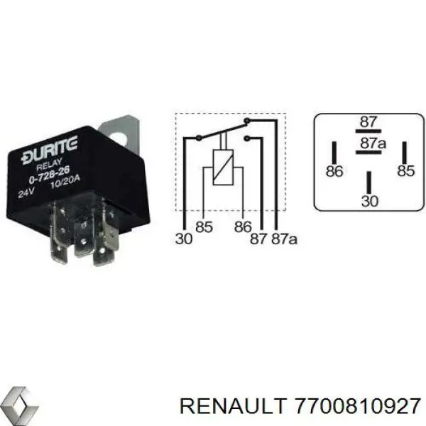  Renault (RVI) 7700810927 цена, от 5.63 USD