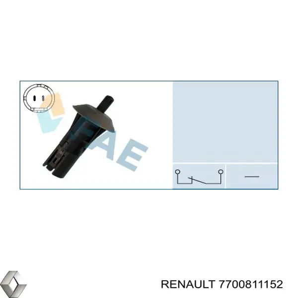 7700811152 Renault (RVI) Концевик