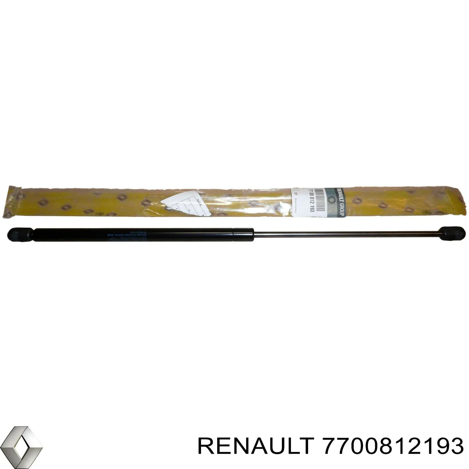 7700812193 Renault (RVI) amortecedor da capota