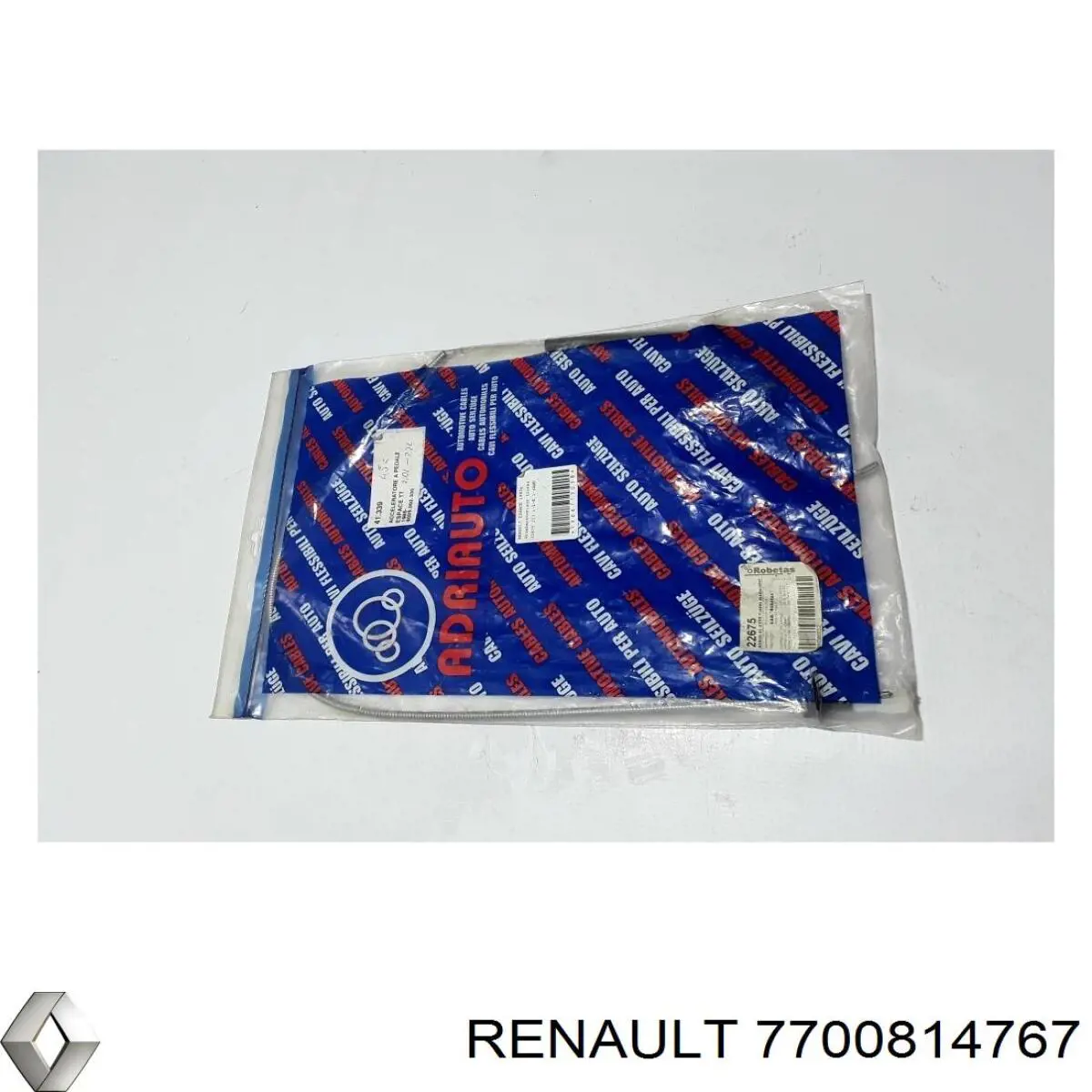 7700814767 Renault (RVI) cabo/pedal de gás (de acelerador)