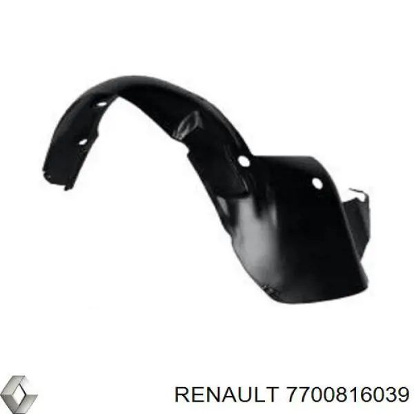 Подкрылок крыла переднего левый Renault (RVI) 7700816039 цена, от 13.11 USD