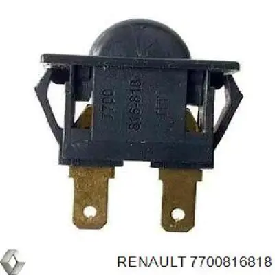 Interruptor de luz de la guantera 7700816818 Renault (RVI)