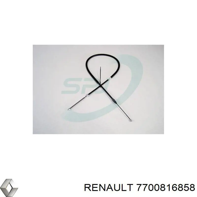 Задний трос ручника Renault (RVI) 7700816858 цена, от 8.39 USD