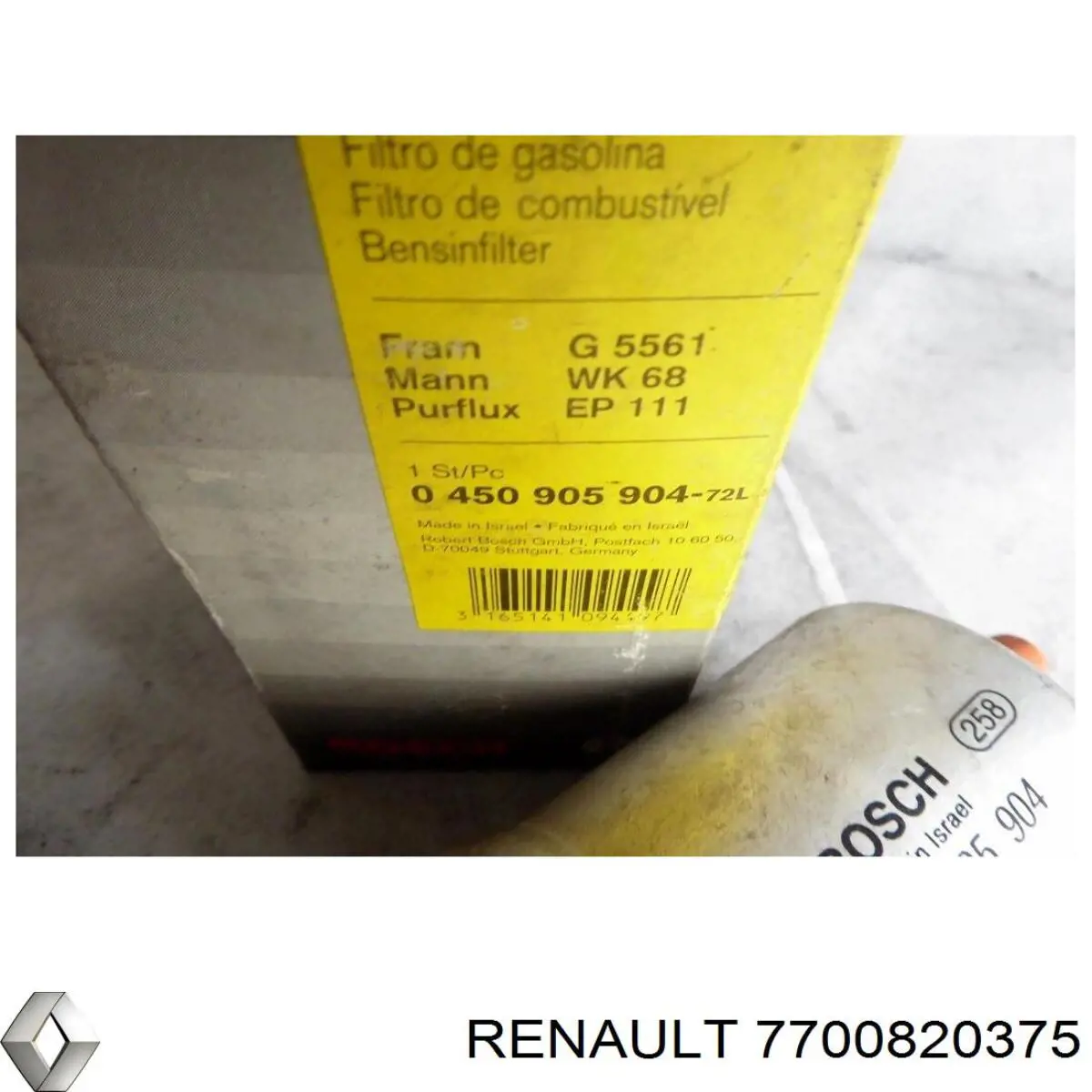 Купить 7700820375 Renault (RVI) Фильтр-отстойник топлива грубой очистки