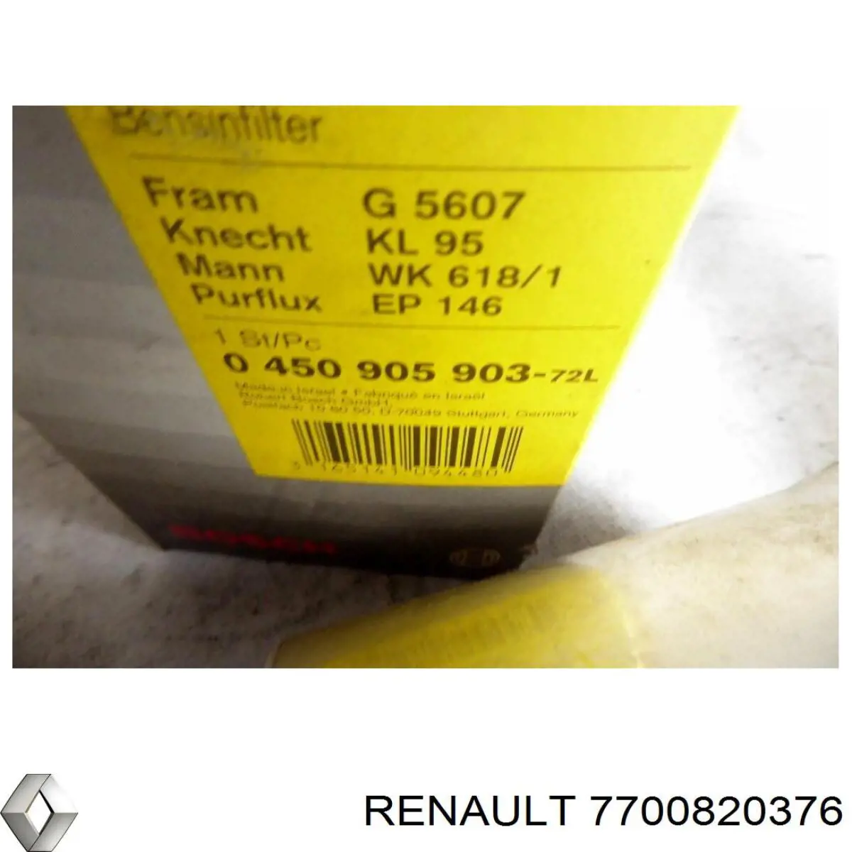 Топливный фильтр 7700820376 Renault (RVI)