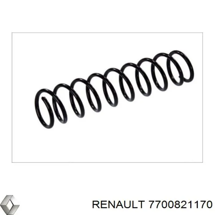 7700821170 Renault (RVI) пружина задняя