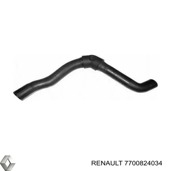 Патрубок радиатора 7700824034 Renault (RVI)