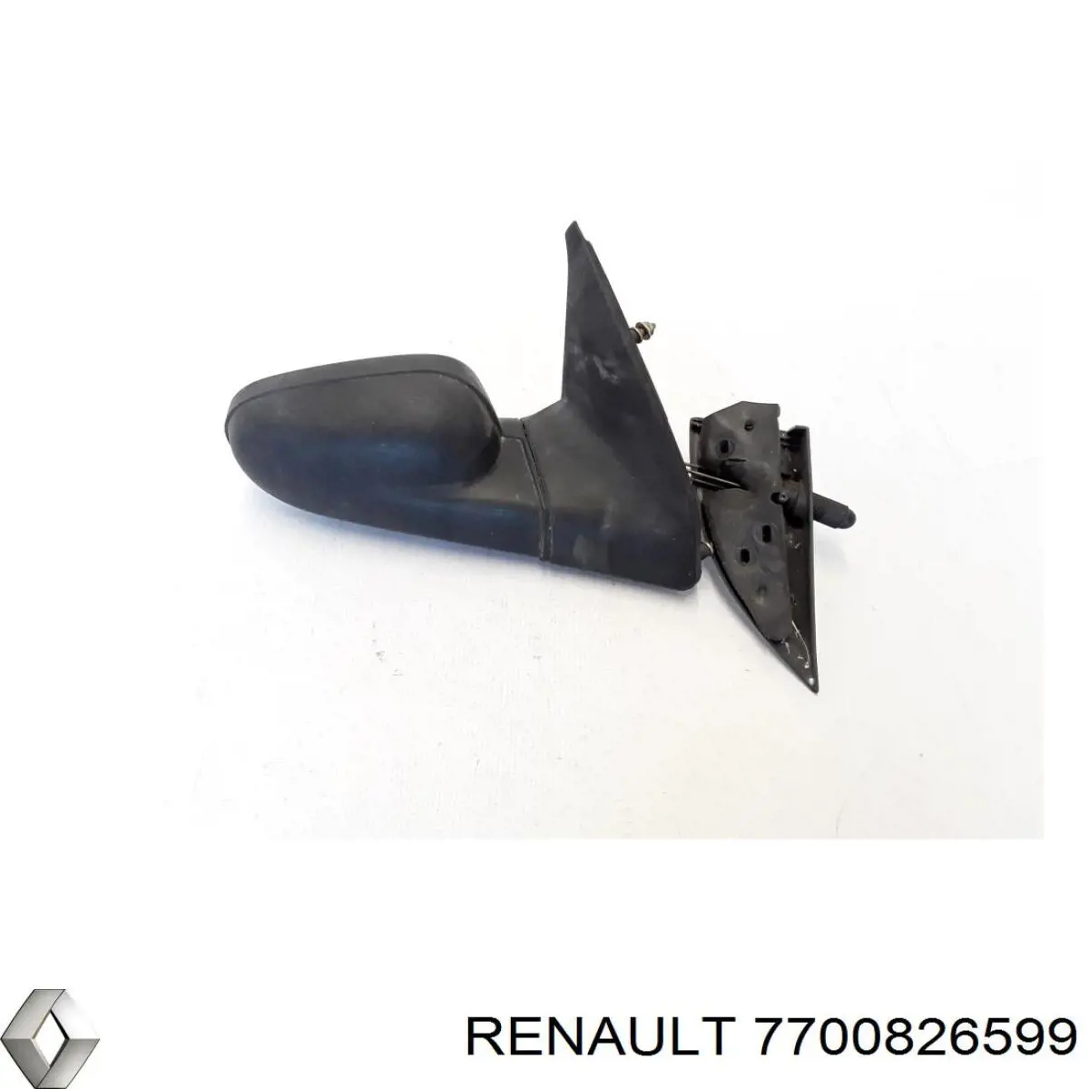  Правое зеркало Renault Clio 1