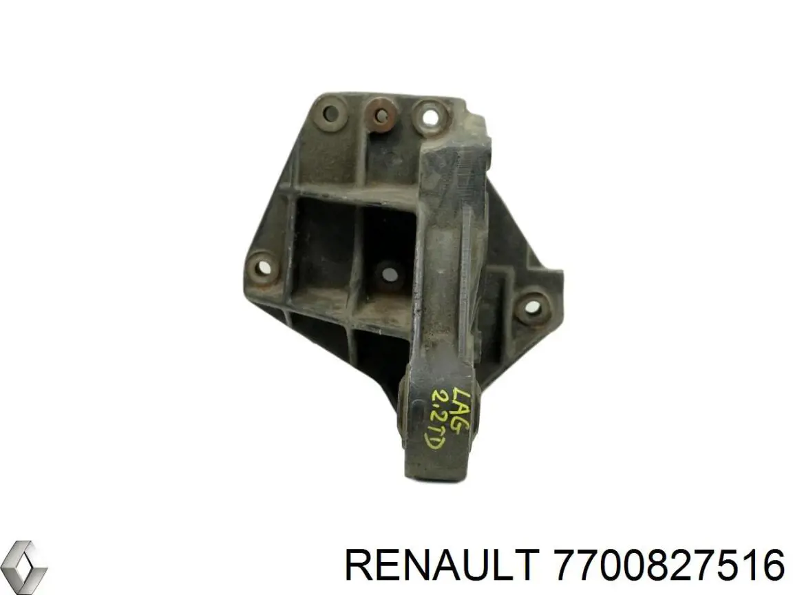 7700827516 Renault (RVI) coxim (suporte esquerdo de motor)