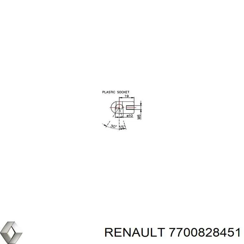 Купить 7700828451 Renault (RVI) Амортизатор двери багажника