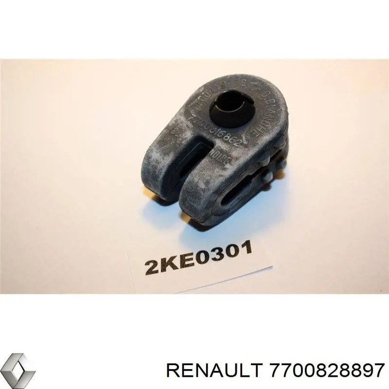 Soporte, silenciador 7700828897 Renault (RVI)